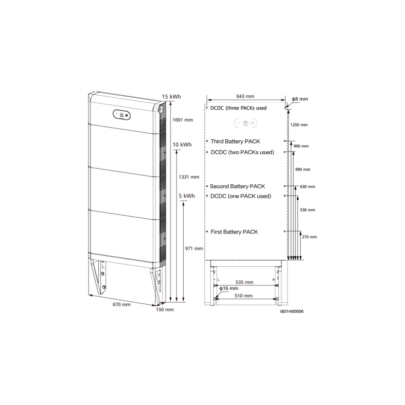 Huawei LUNA2000 - Support mural – Image 4