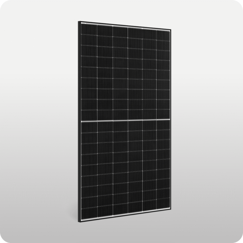 JA Solar N-Type 450 W - Double vitrage bifacial (cadre noir)