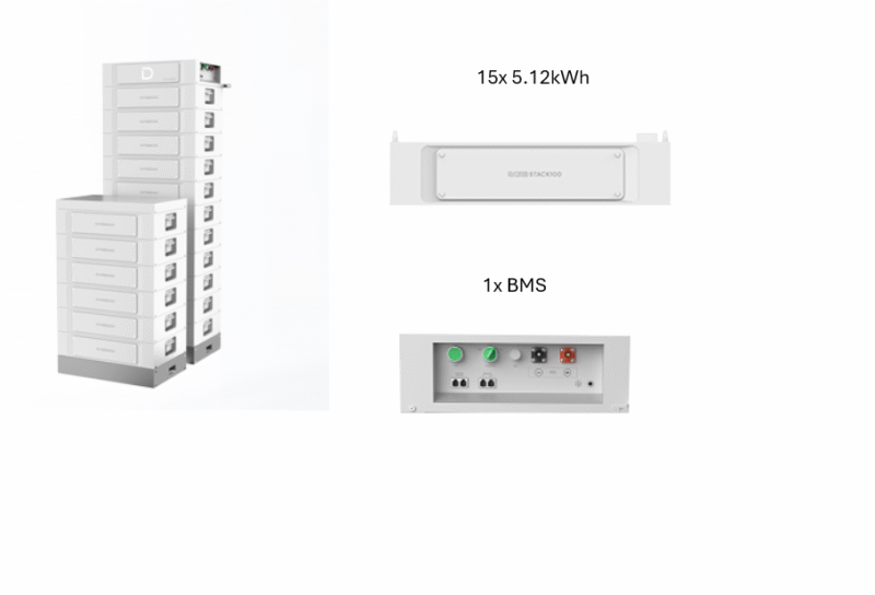 Dyness Stack 100 | 76.80kWh | HV| 1C