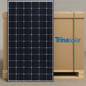 Trina Solar 455W Vertex-S+ Dual Glass Solar Module - Black Frame/White Backsheet