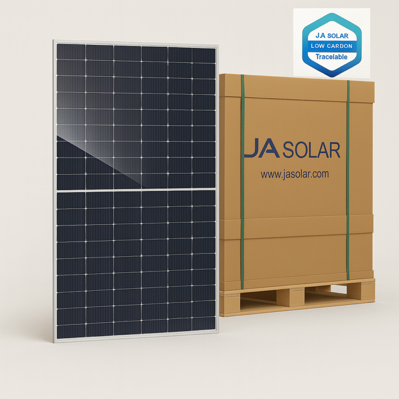 JA Solar | 600Wp | Type N | Bifacial Double Glass