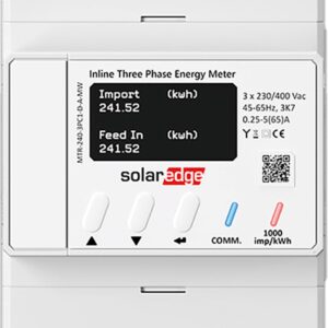SolarEdge | Compteur d'énergie en ligne | avec Energy Net 230/400V, 65A | MTR-240-3PC1-D-A-MW